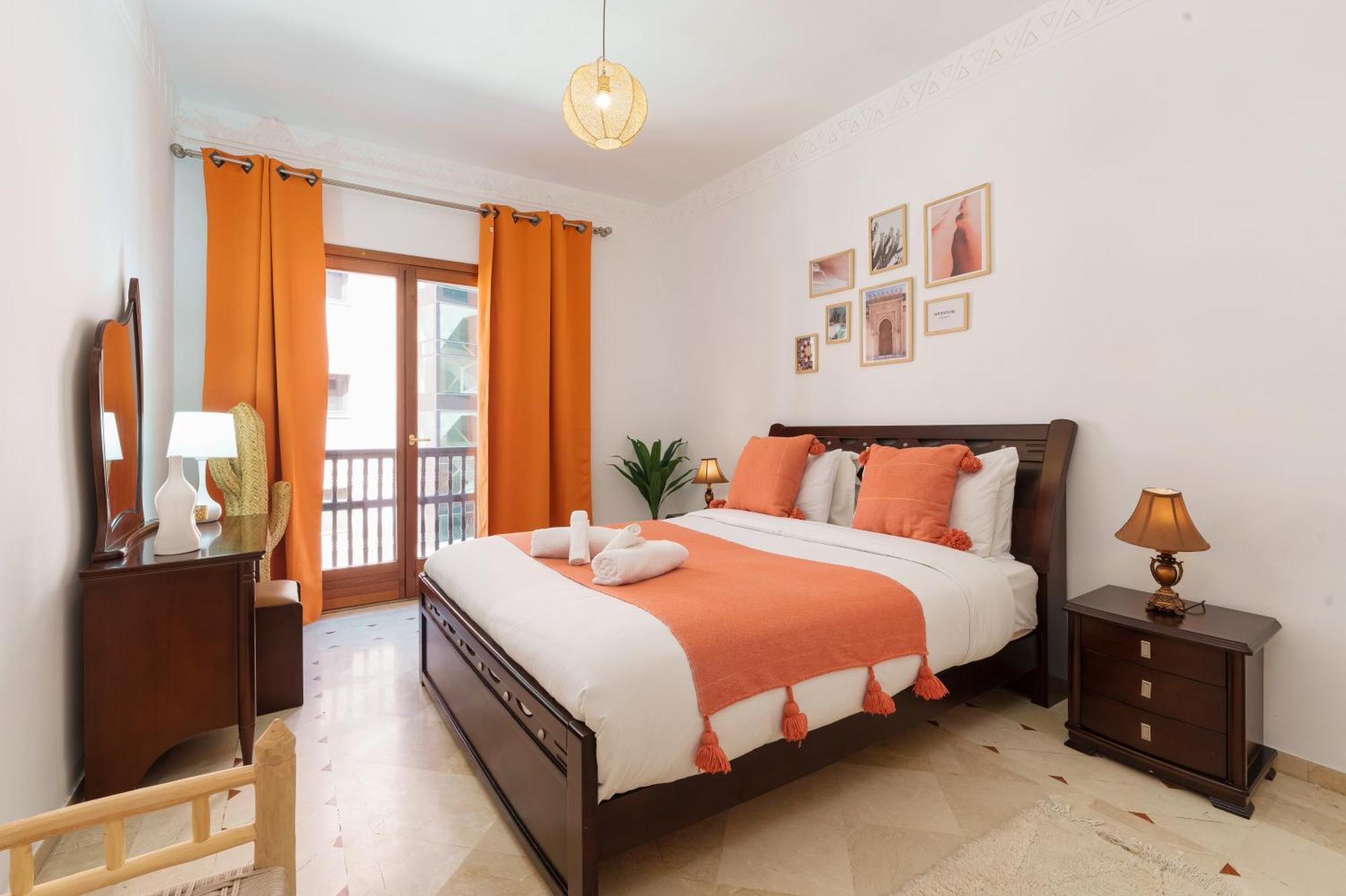 Appartement Chic Gueliz Plaza Avec Vue Marrakesch Exterior foto
